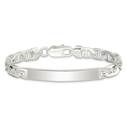 Sterlingsilber Anker Id Armband