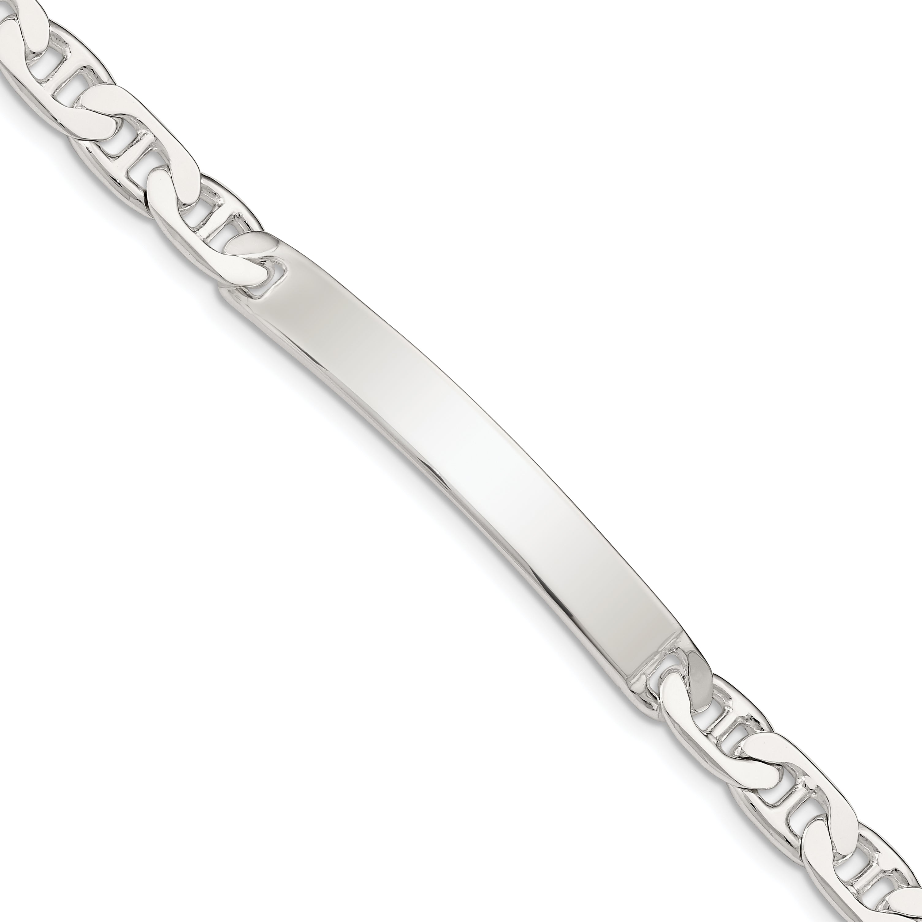 Sterlingsilber Anker Id Armband