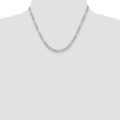 Sterlingsilber 3.75mm Figaro Anker Halskette