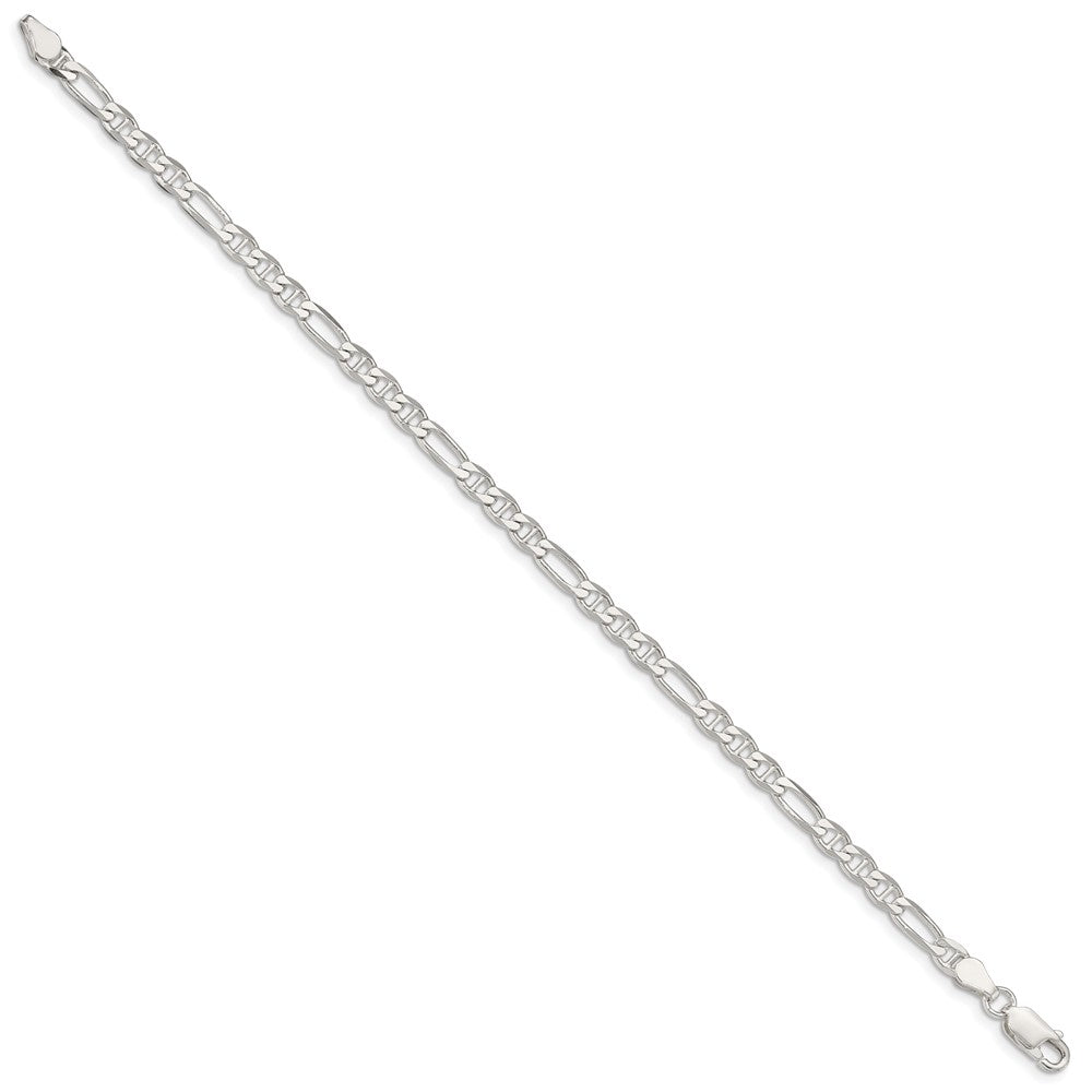 Sterlingsilber 3.75mm Figaro Anker Gliederarmband