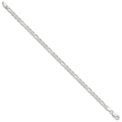 Sterlingsilber 3.75mm Figaro Anker Gliederarmband