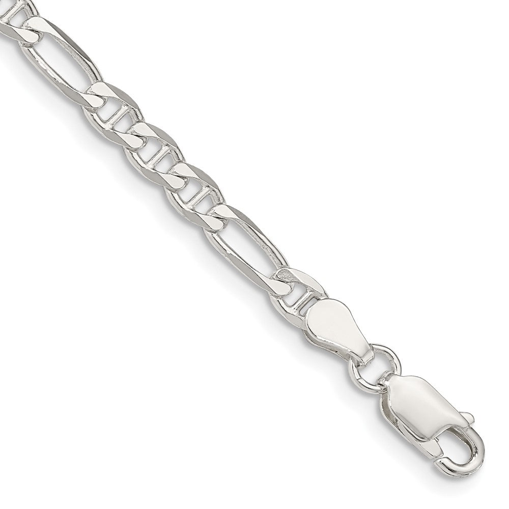 Sterlingsilber 3.75mm Figaro Anker Gliederarmband
