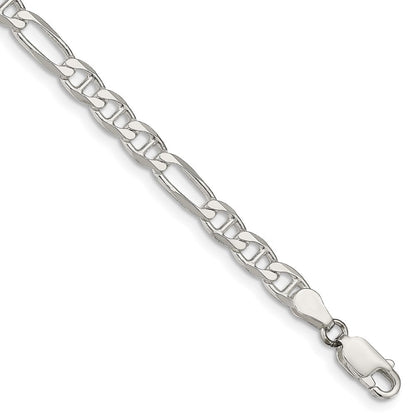 Sterlingsilber 4.5mm Figaro Anker Gliederarmband