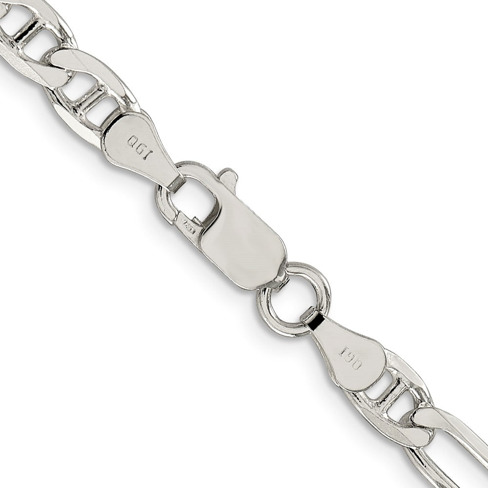 Sterlingsilber 5.5mm Figaro Anker Halskette