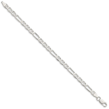 Sterlingsilber 5.5mm Figaro Anker Gliederarmband