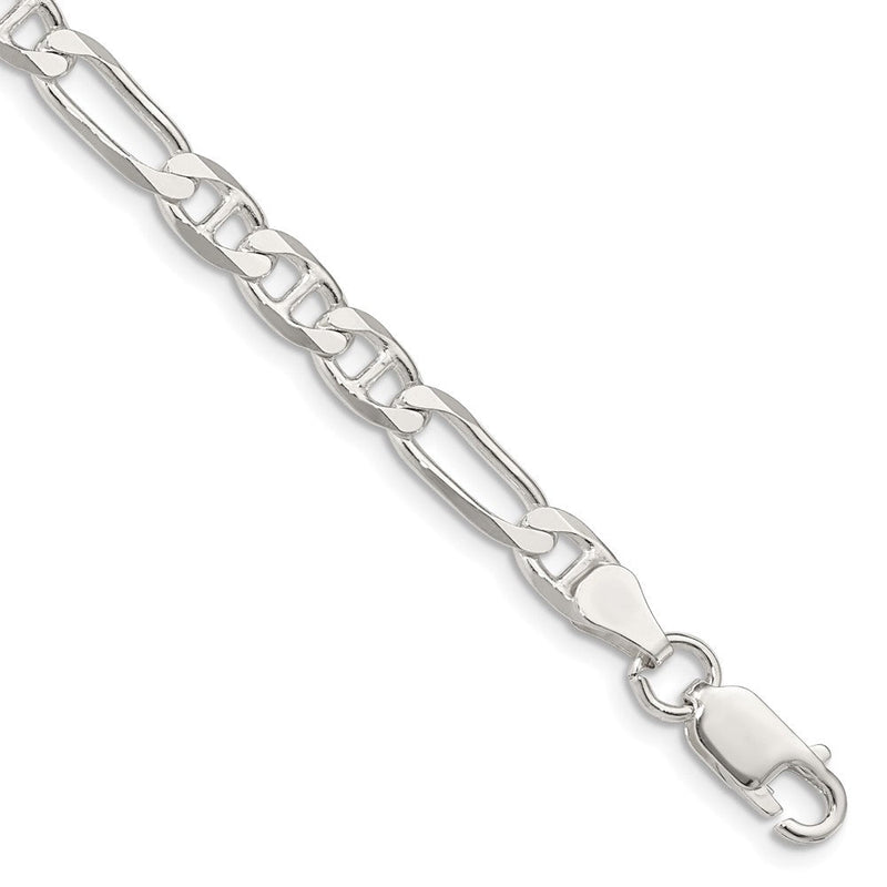 Sterlingsilber 5.5mm Figaro Anker Gliederarmband