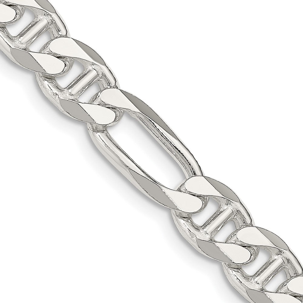 Sterlingsilber 8.25mm Figaro Anker Halskette