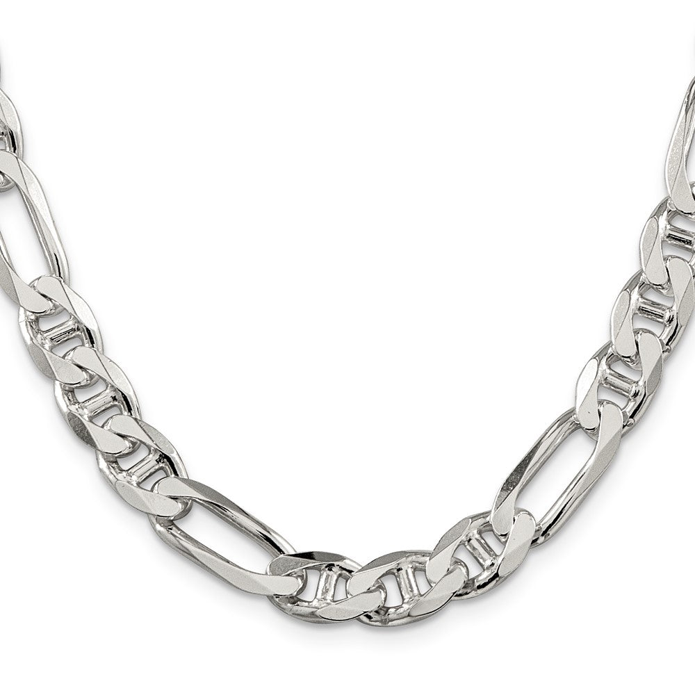 Sterlingsilber 8.75mm Figaro Anker Halskette