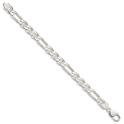 Sterlingsilber 8.75mm Figaro Anker Gliederarmband