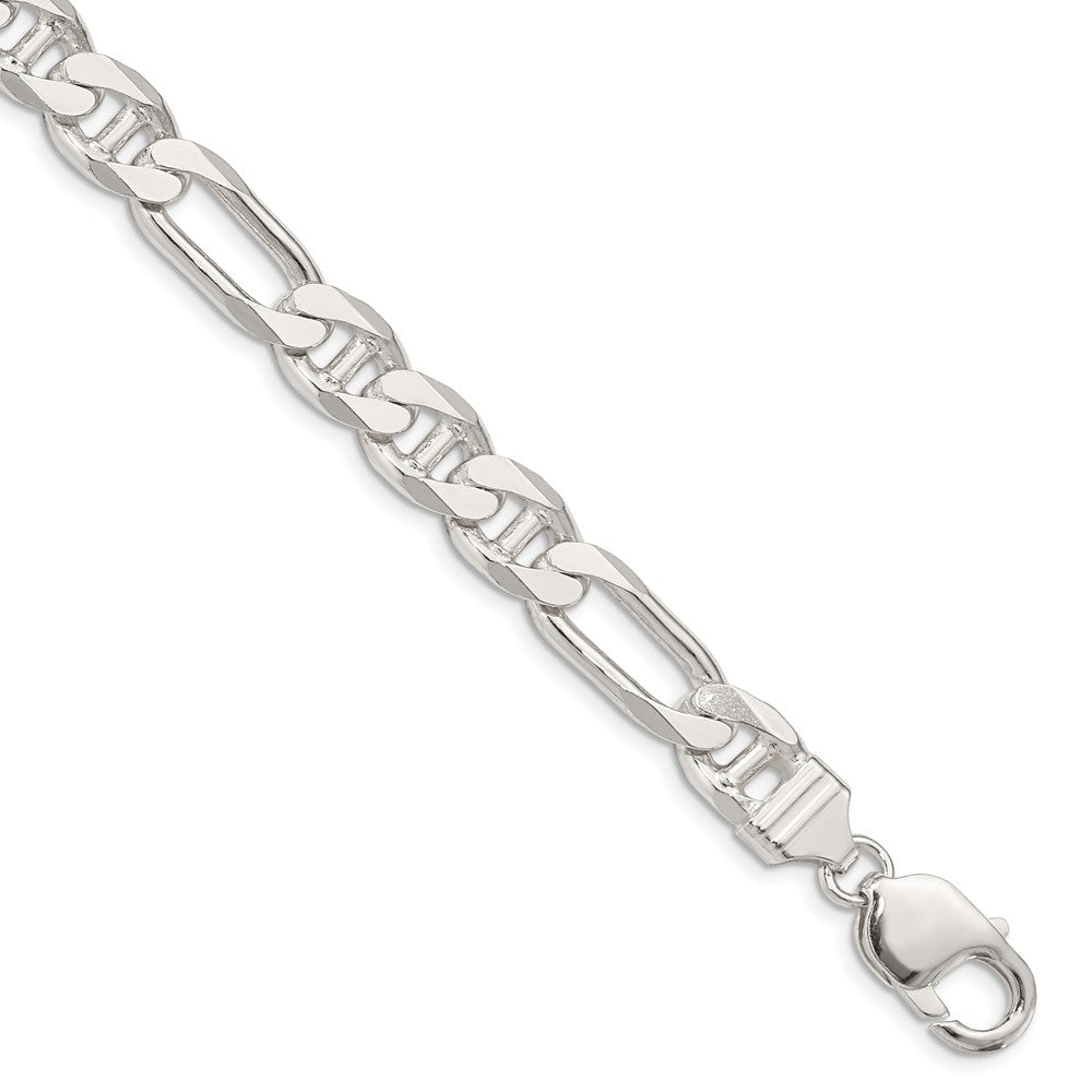 Sterlingsilber 8.75mm Figaro Anker Gliederarmband