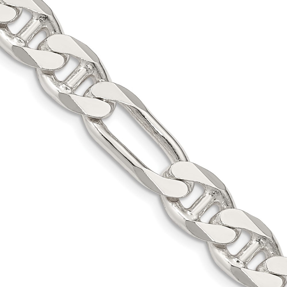 Sterlingsilber 8.75mm Figaro Anker Halskette