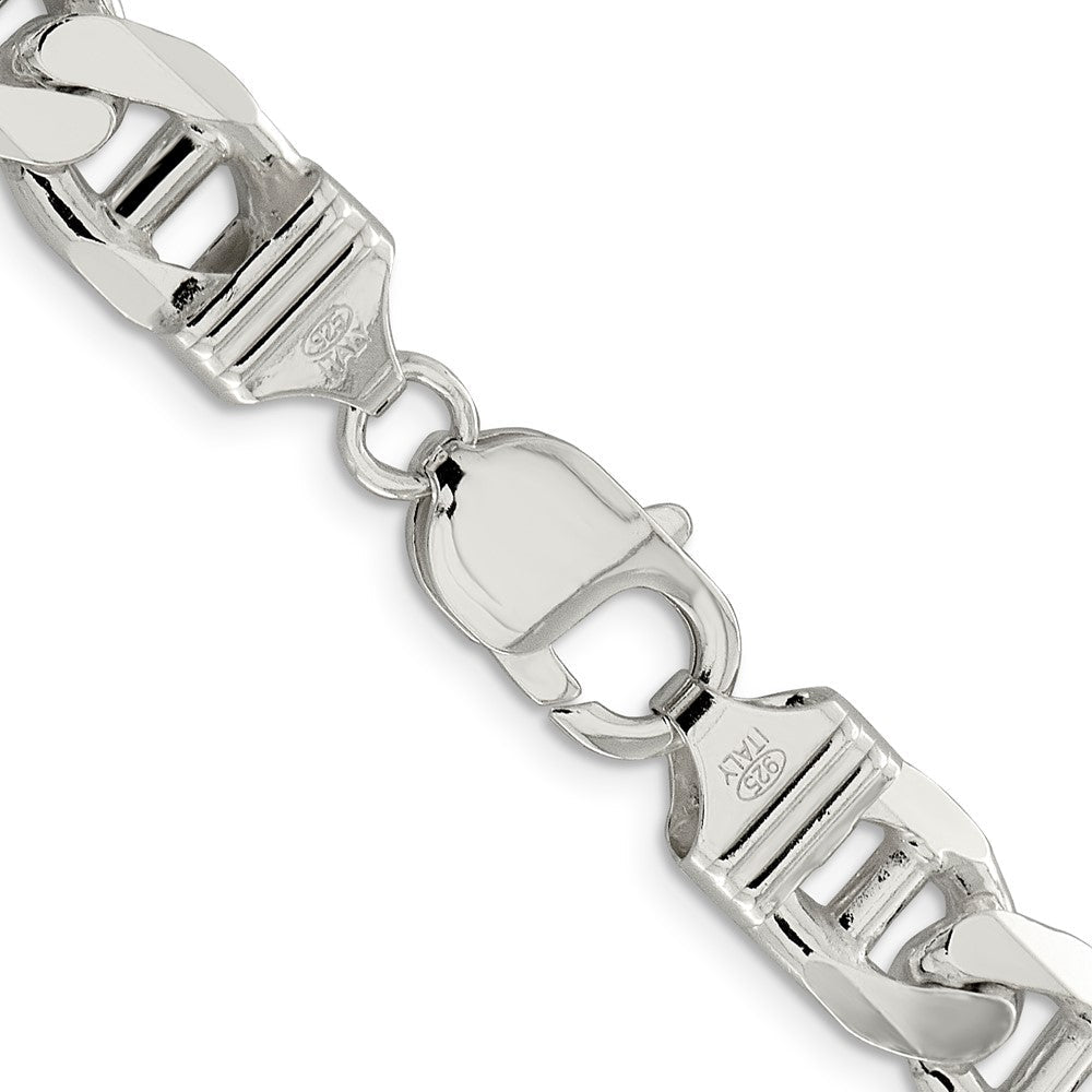 Sterlingsilber 10.65mm Figaro Anker Halskette