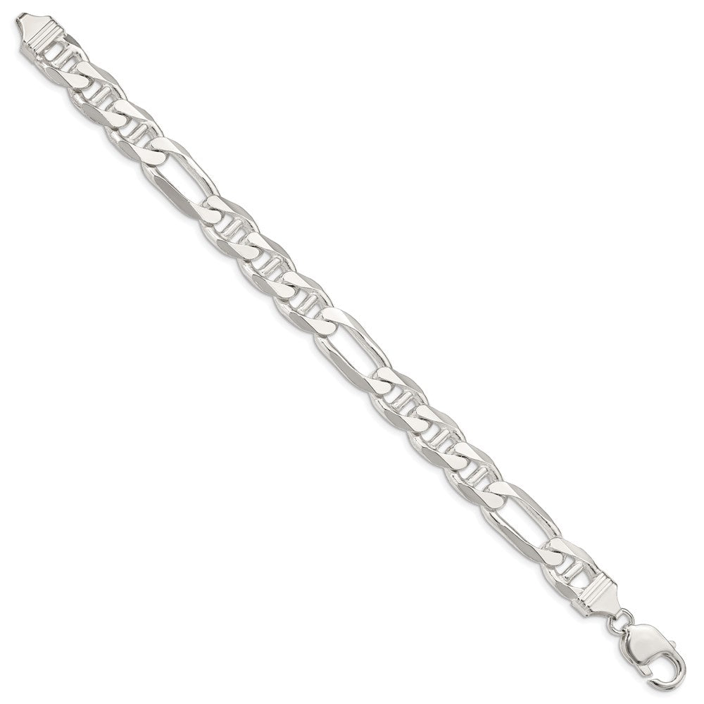 Sterlingsilber 10.65mm Figaro Anker Gliederarmband