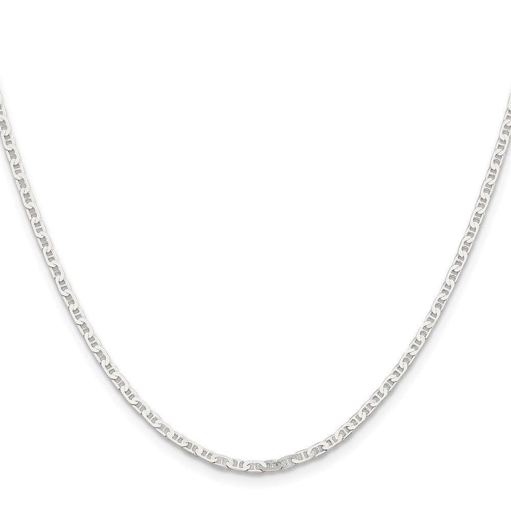 Sterlingsilber 2.1mm Flach Anker Halskette