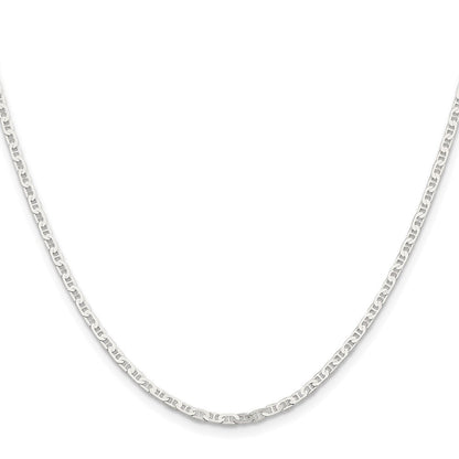 Sterlingsilber 2.1mm Flach Anker Halskette