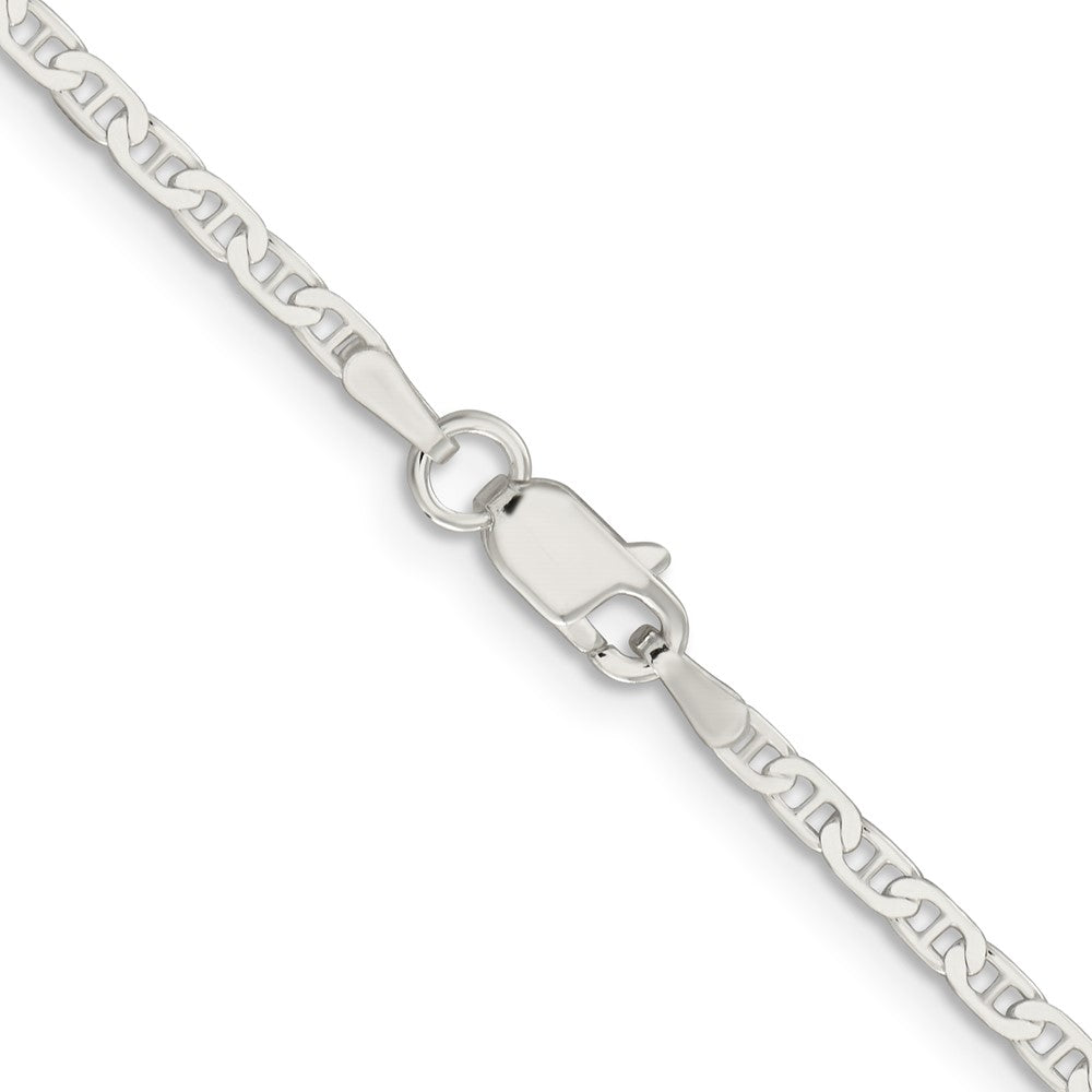 Sterlingsilber 2.1mm Flach Anker Halskette