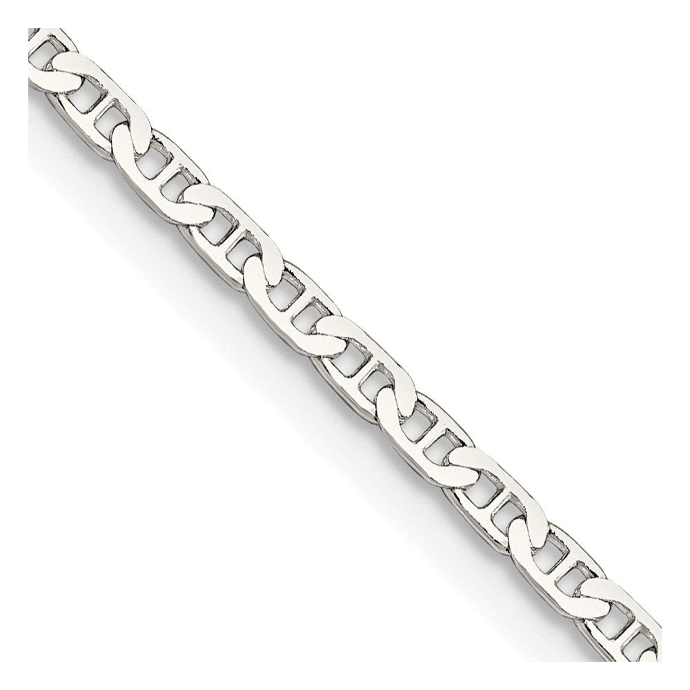 Sterlingsilber 2.1mm Flach Anker Halskette