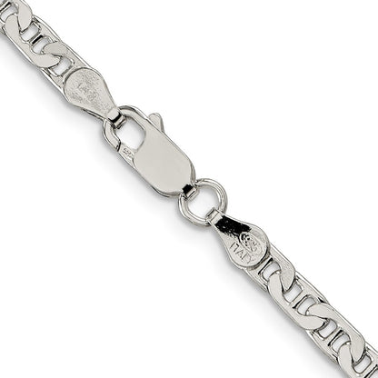 Sterlingsilber 3.75mm Flach Anker Halskette