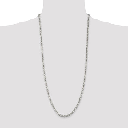 Sterlingsilber 3.75mm Flach Anker Halskette