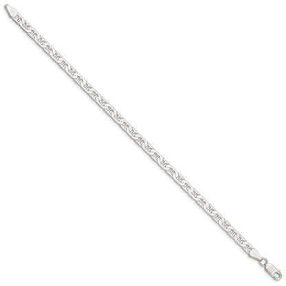 Sterlingsilber 4.5mm Flach Anker Gliederarmband