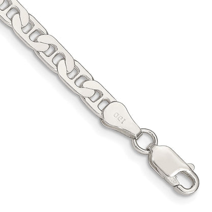 Sterlingsilber 4.5mm Flach Anker Gliederarmband