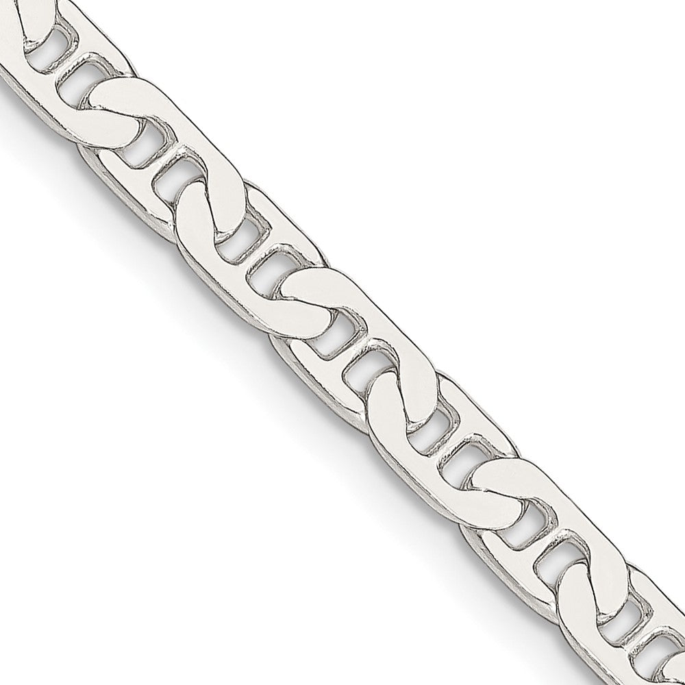 Sterlingsilber 4.5mm Flach Anker Halskette