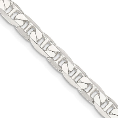 Sterlingsilber 7mm Flach Anker Halskette
