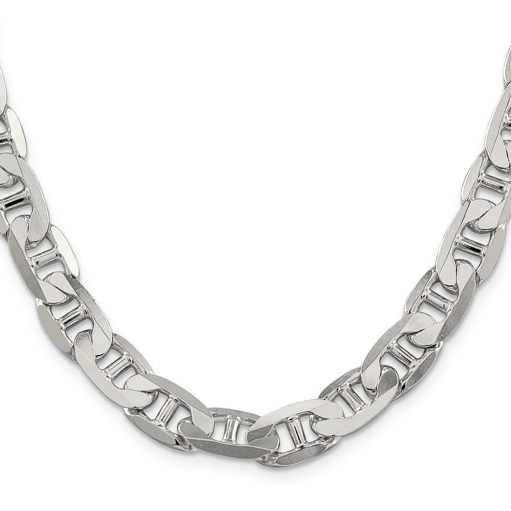Sterlingsilber 9.5mm Flach Anker Halskette
