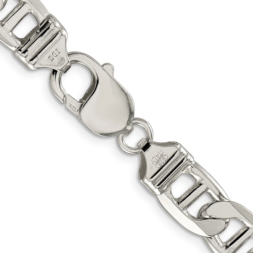 Sterlingsilber 9.5mm Flach Anker Halskette