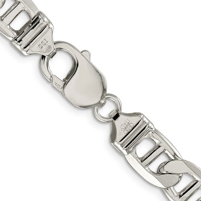 Sterlingsilber 9.5mm Flach Anker Halskette