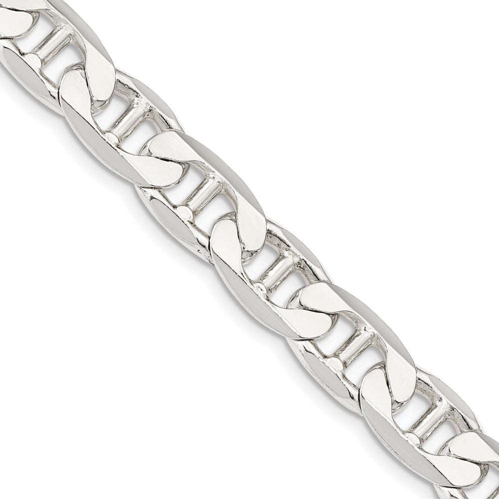 Sterlingsilber 9.5mm Flach Anker Halskette