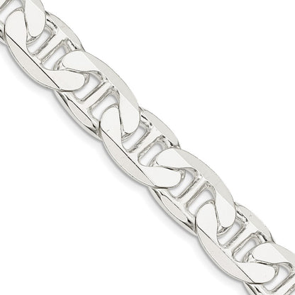 Sterlingsilber 11.5mm Flach Anker Halskette