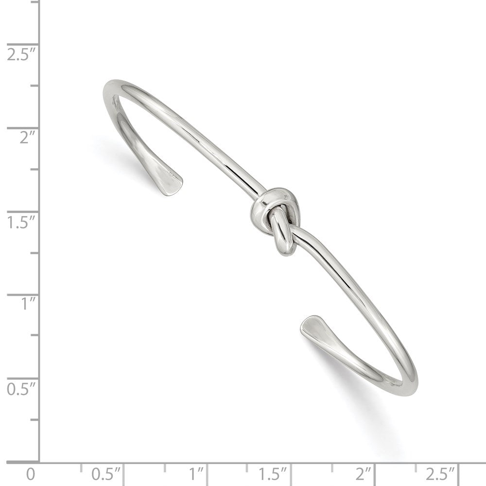 Sterlingsilber Poliert Knoten Armreif
