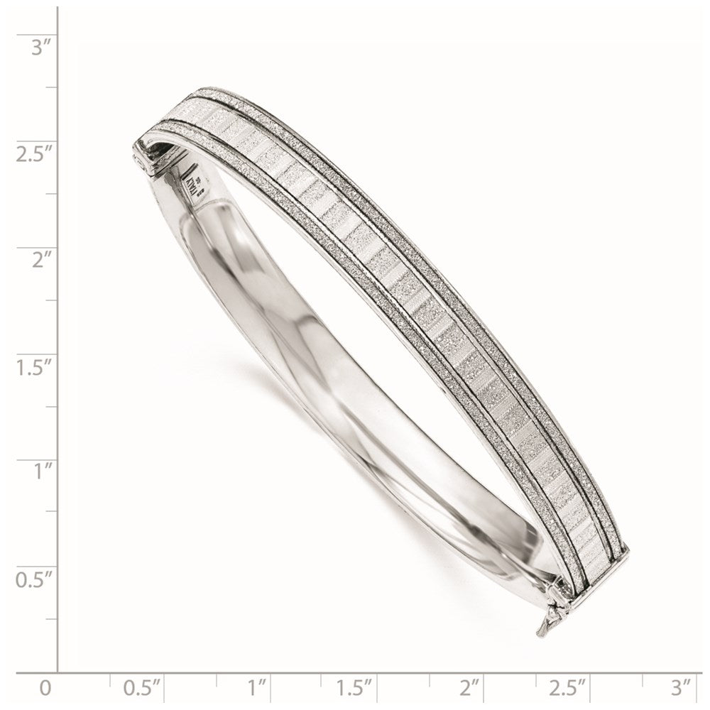Sterlingsilber mit Glitzer Klappbar Armreif