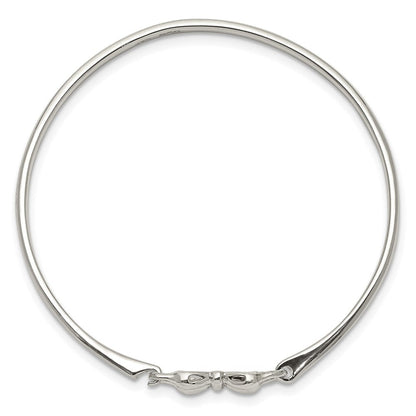 Sterlingsilber Poliert Schleife Baby Armreif Armband