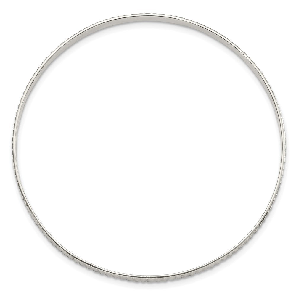 Sterlingsilber Diamantiert Schieber-on Armreif