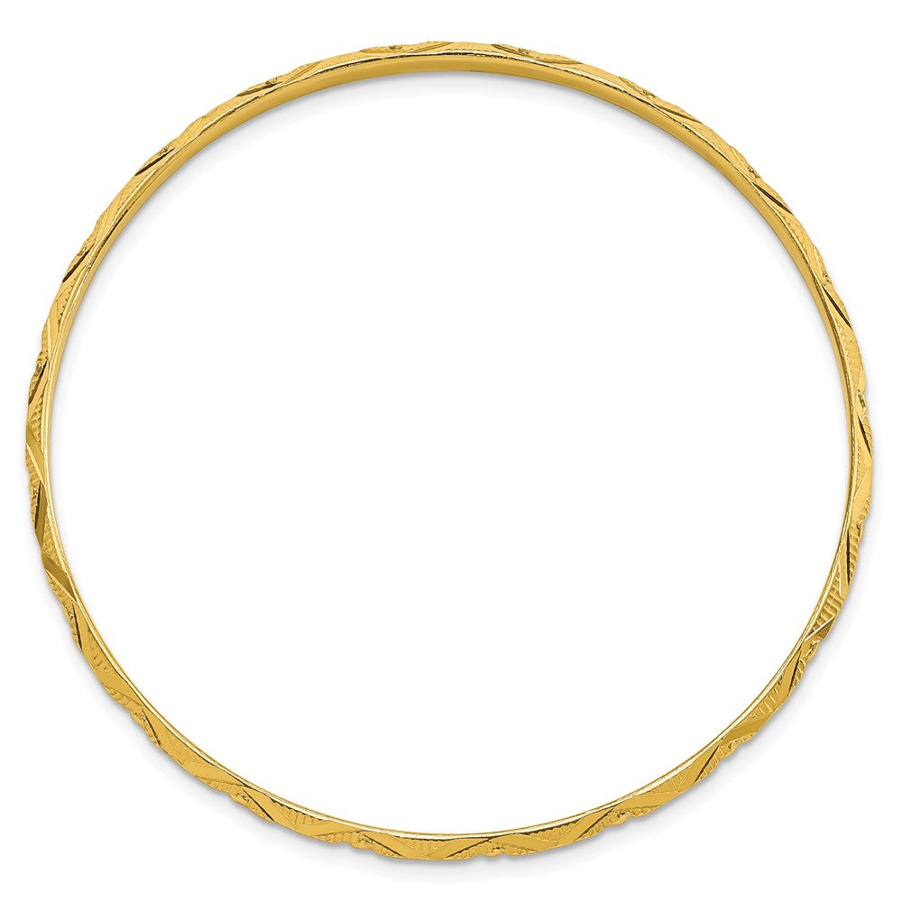 Ss/vergoldet Sterlingsilber Goldfarben Diamantiert Schieber-on Armreif