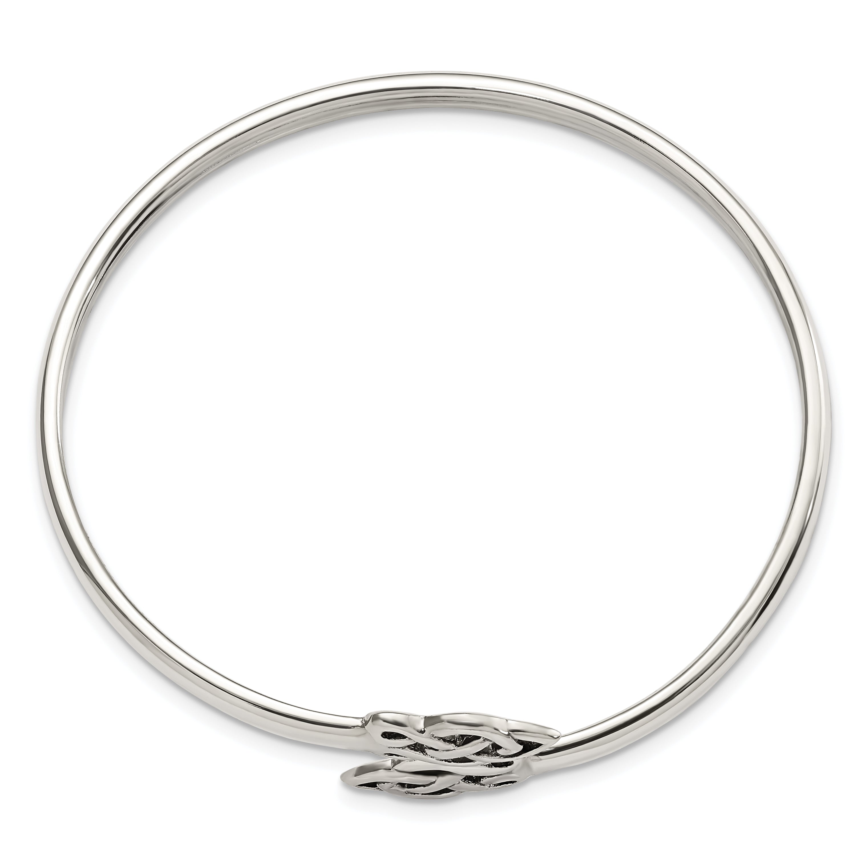 Sterlingsilber Keltisch Flexibel Armreif Armband