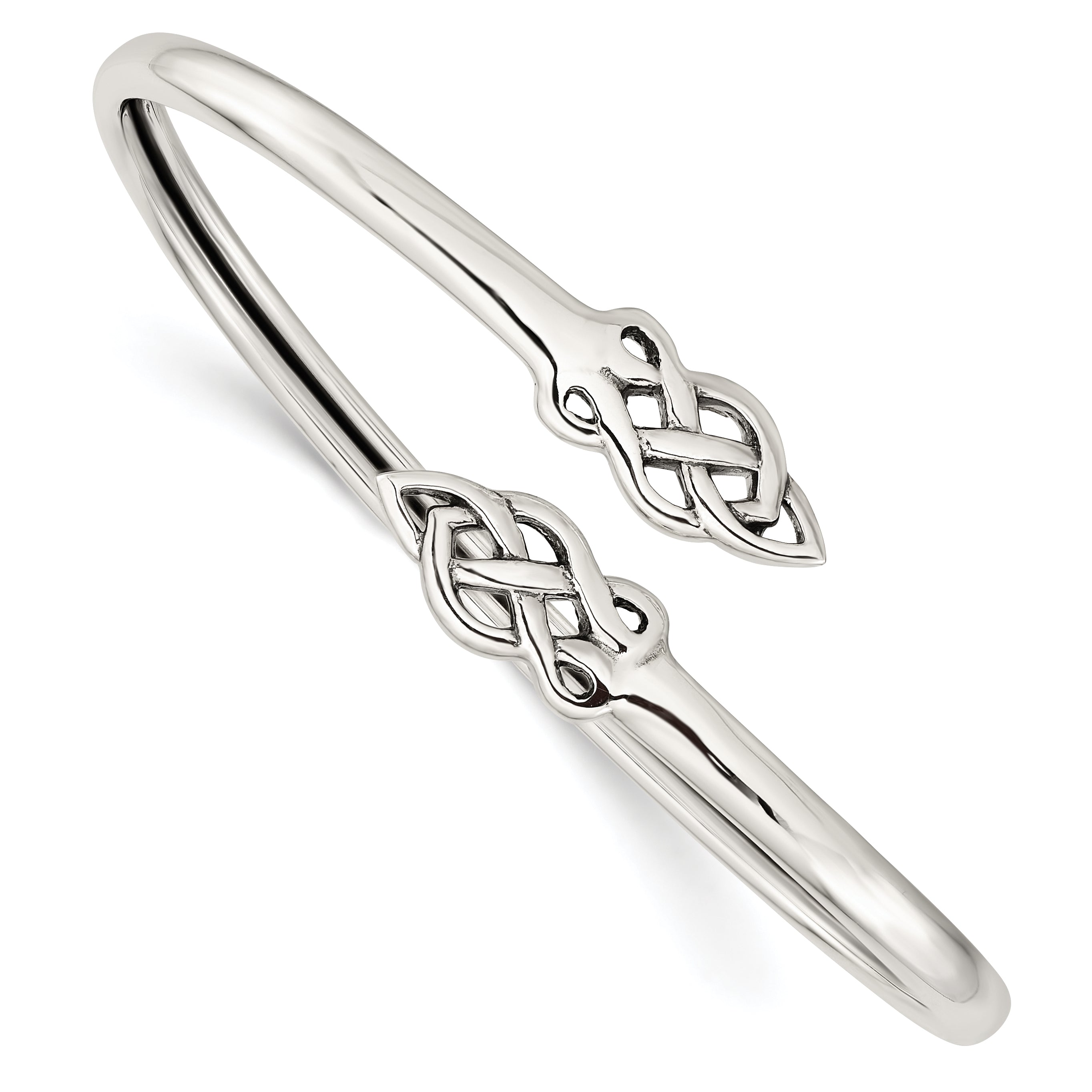 Sterlingsilber Keltisch Flexibel Armreif Armband