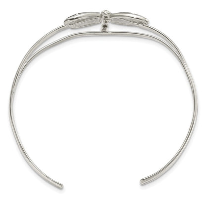 Sterlingsilber Abalone Libelle Armreif Armband