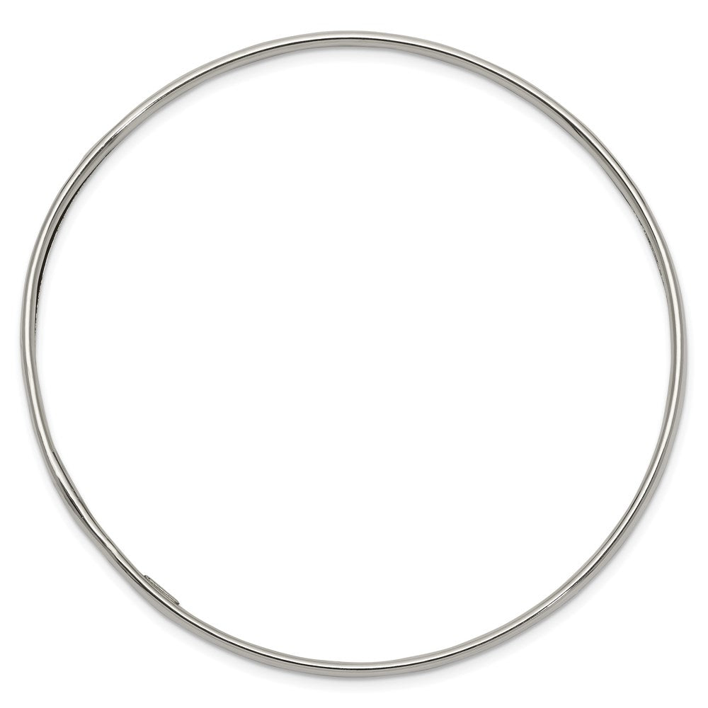 Sterlingsilber 3.25mm Schieber-on Armreif Armband
