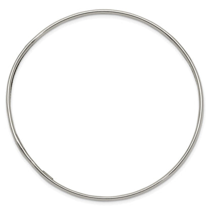 Sterlingsilber 3.25mm Schieber-on Armreif Armband