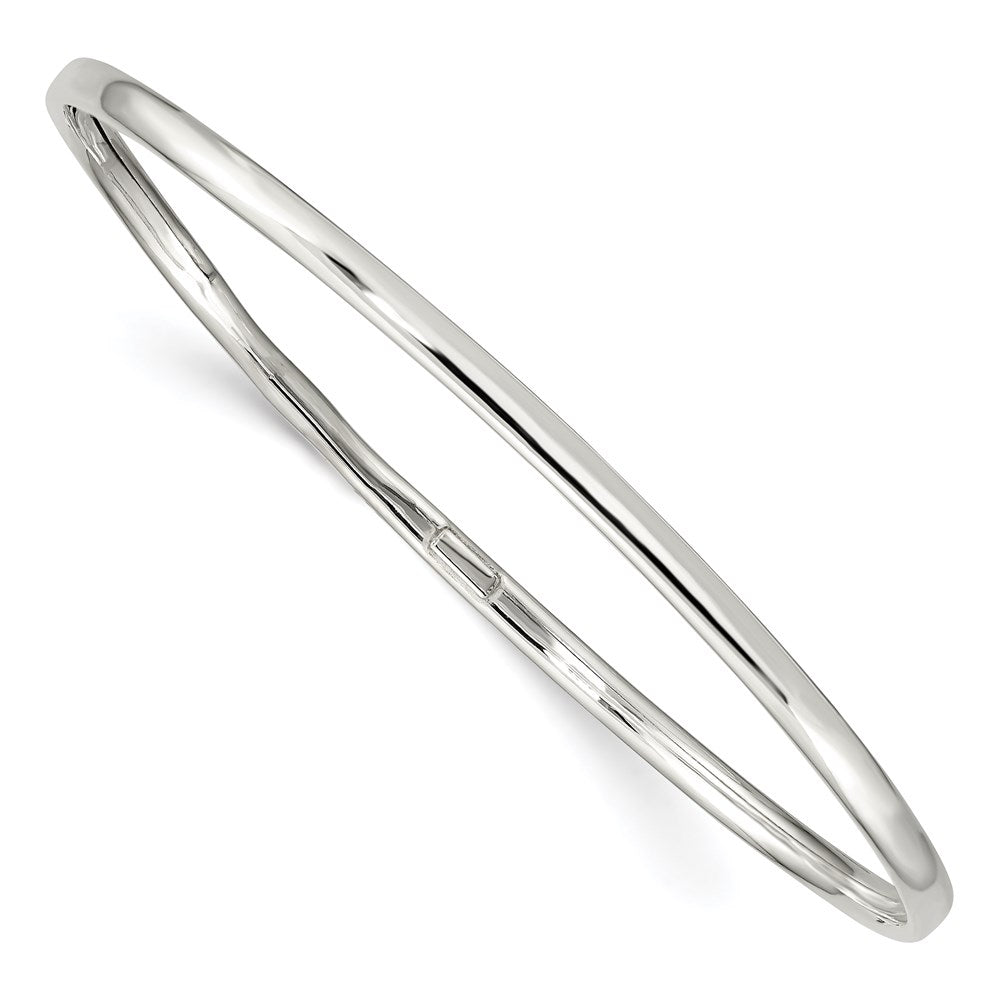 Sterlingsilber 3.25mm Schieber-on Armreif Armband