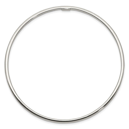 Sterlingsilber 2mm Fantasie Schieber-on Armreif Armband