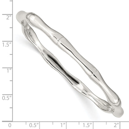 Sterlingsilber Poliert Schieber-on Armreif