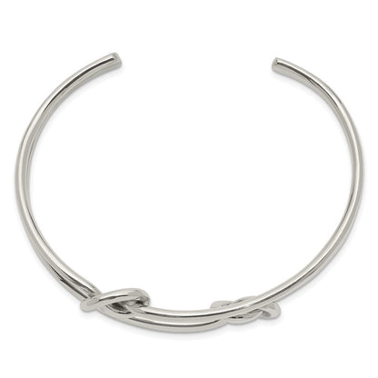 Sterlingsilber Knoten Armreif