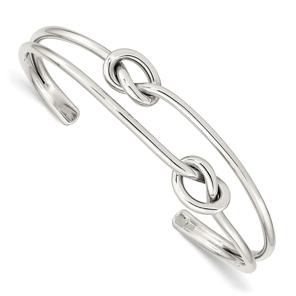 Sterlingsilber Knoten Armreif