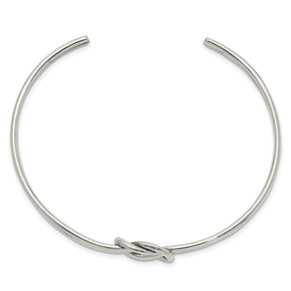 Sterlingsilber Knoten Armreif