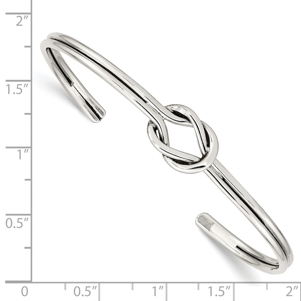 Sterlingsilber Knoten Armreif