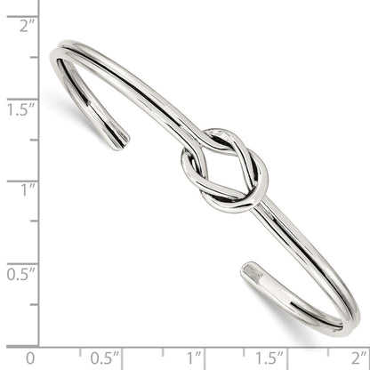 Sterlingsilber Knoten Armreif